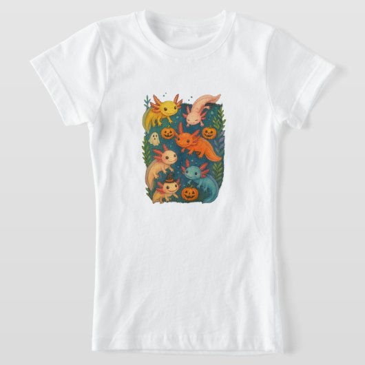 Axolotl Halloween T-Shirt (Ablage )