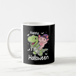Axolotl Happy Halloween T-rex Mummy-Kostüm Kaffeetasse