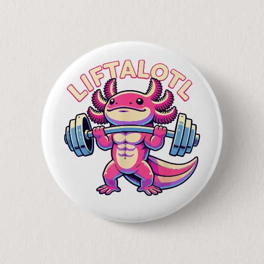 Axolotl HEBALOTL Button (Vorderseite)
