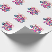 Axolotl HEBALOTL Geschenkpapier (Ecke)