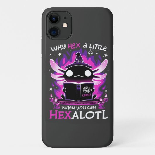 Axolotl Hexenstunde - Salamandre Case-Mate iPhone Hülle (Rückseite)