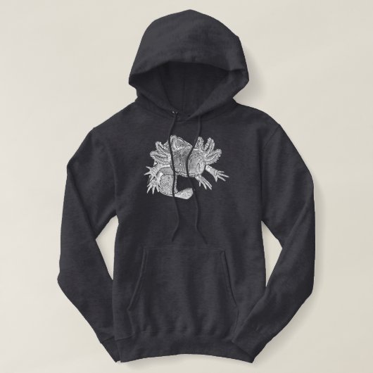 Axolotl Hoodie - WHITE (Design vorne)