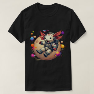 Axolotl im Weltraum: Alien-Abenteuer - Süße Kosmis T-Shirt