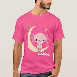 Axolotl im Weltraum - Niedliches Spenden von Axolo T-Shirt