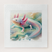 Axolotl in Dreamy Waters 110924AREF134 - Watercolo Puzzle (Vertikal)