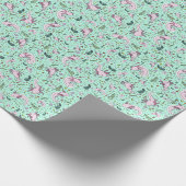 Axolotl in grün geschenkpapier (Ecke)