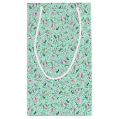 Axolotl in grün kleine geschenktüte (Rückseite)