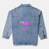 Axolotl Jeansjacke (Rückseite)