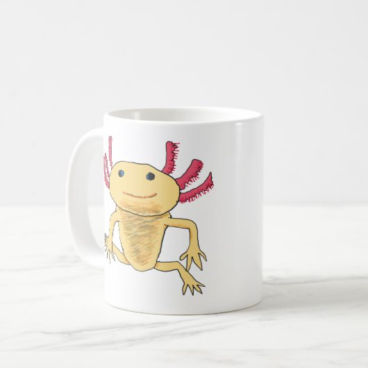 Axolotl Kaffeetasse (Vorderseite Links)