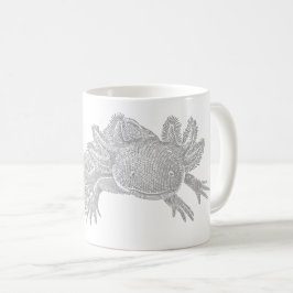 Axolotl-Kaffeetasse - GRAU Kaffeetasse