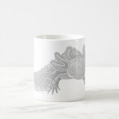 Axolotl-Kaffeetasse - GRAU Kaffeetasse (Mittel)