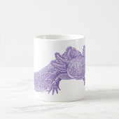 Axolotl-Kaffeetasse - PURPUR Kaffeetasse (Mittel)