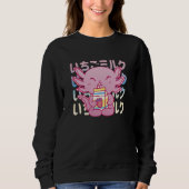 Axolotl, Kawaii, 1 Sweatshirt (Vorderseite)