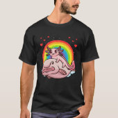 Axolotl Kawaii Blobfish T-Shirt (Vorderseite)