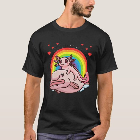 Axolotl Kawaii Blobfish T-Shirt (Vorderseite)