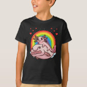 Axolotl Kawaii Blobfish T-Shirt (Vorderseite)