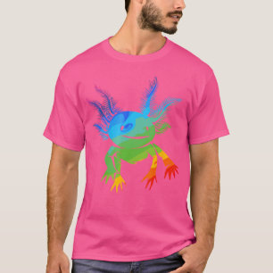 Axolotl Kawaii Mexikanischer Salamander Amphibien T-Shirt