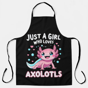 Axolotl Kawaii Nur Ein Mädchen Das Axolotl Liebt Schürze