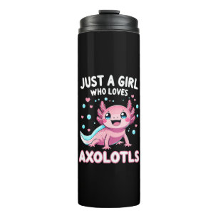 Axolotl Kawaii Nur Ein Mädchen Das Axolotl Liebt Thermosbecher