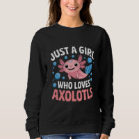 Axolotl Kawaii Nur Ein Mädchen Das Axolotls Liebt 