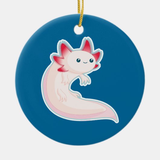 Axolotl Keramikornament (Vorne)