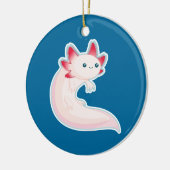 Axolotl Keramikornament (Links)
