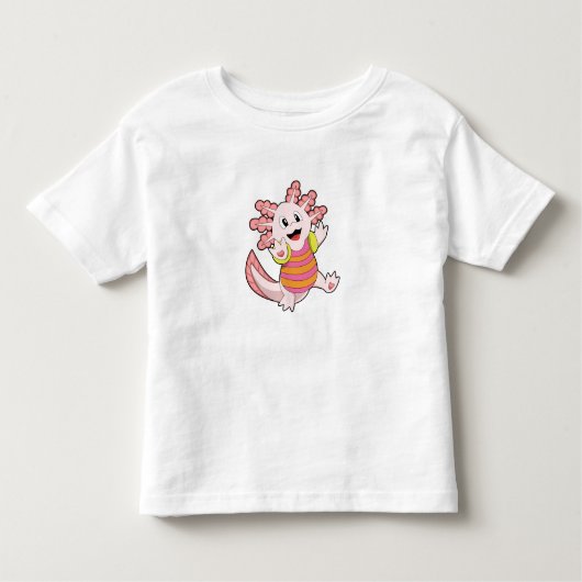 Axolotl Kleinkind T-shirt (Vorderseite)