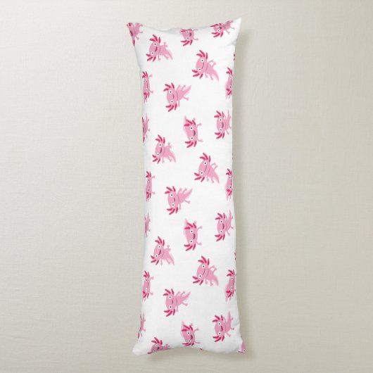 Axolotl Körperkissen (Rückseite (Vertikal))