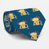 Axolotl Krawatte (Gerollt)