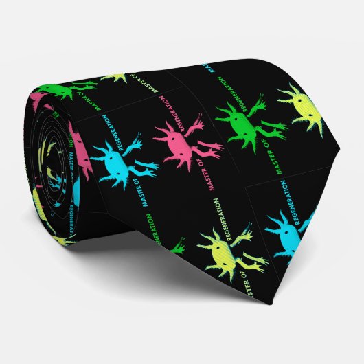 axolotl krawatte (Gerollt)