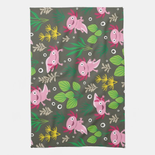 Axolotl Küchentuch (Vertikal)