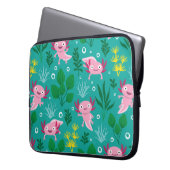 Axolotl Laptop Sleeve (Vorderseite Links)