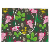 Axolotl Large Gift Bag Große Geschenktüte (Rückseite)