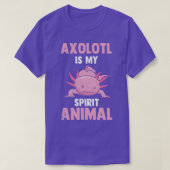 Axolotl Larve Kufffig Aquarium Moch Kirche Geschen T-Shirt (Design vorne)