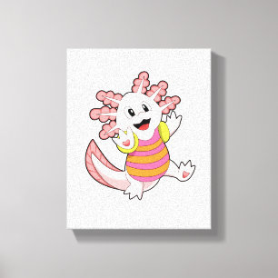 Axolotl Leinwanddruck