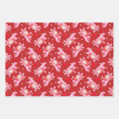 Axolotl-Liebe Geschenkpapier Set (Vorderseite 2)