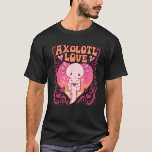 Axolotl Liebe Kinder Mädchen Geschenke Süße Axolot T-Shirt