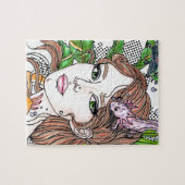 Axolotl-Liebe Puzzle (Horizontal)