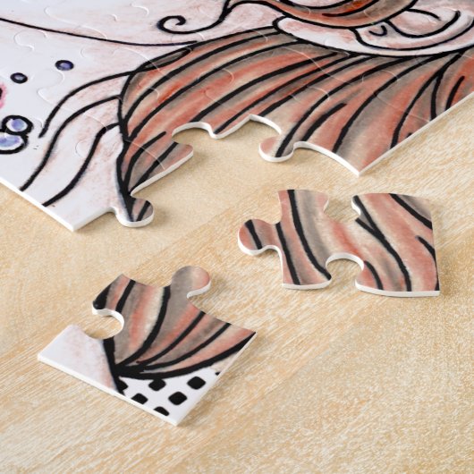 Axolotl-Liebe Puzzle (Seite)