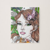 Axolotl-Liebe Puzzle (Vertikal)