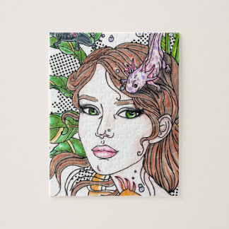 Axolotl-Liebe Puzzle