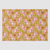 Axolotl-Liebe-Senf Seidenpapier (Vorderseite)