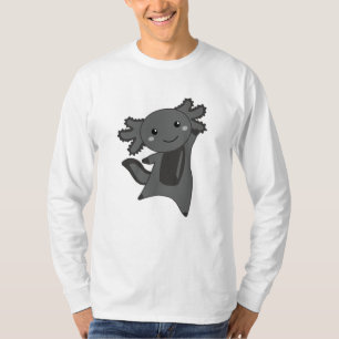 Axolotl liebt Niedliche Tiere für Kinder Rosa T-Shirt