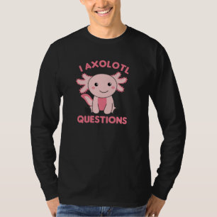 Axolotl liebt süße Tiere für Kinder rosa T-Shirt