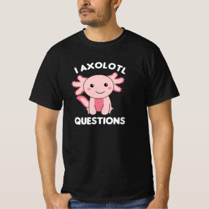 Axolotl liebt süße Tiere für Kinder rosa T-Shirt