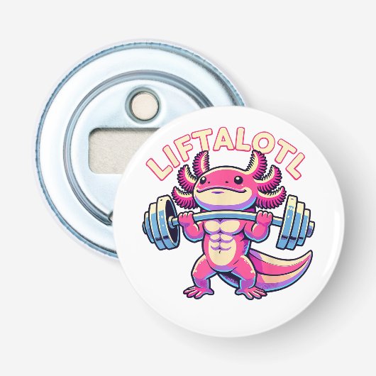 Axolotl LIFTALOTL Flaschenöffner (Vorderseite)