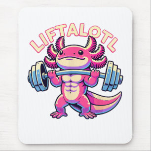 Axolotl LIFTALOTL Mousepad