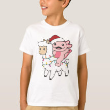 Axolotl Llama Alpaca Weihnachtswintertiere