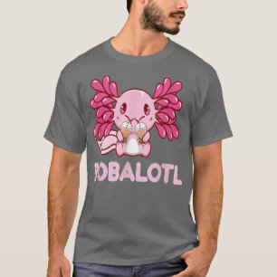 Axolotl Lover Bobalotl Boba Kawaii japanisches Ges T-Shirt