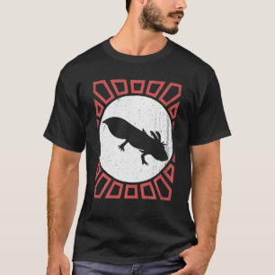 Axolotl Lover Vintag Retro Style Animal T-Shirt